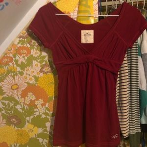 Hollister baby doll shirt!